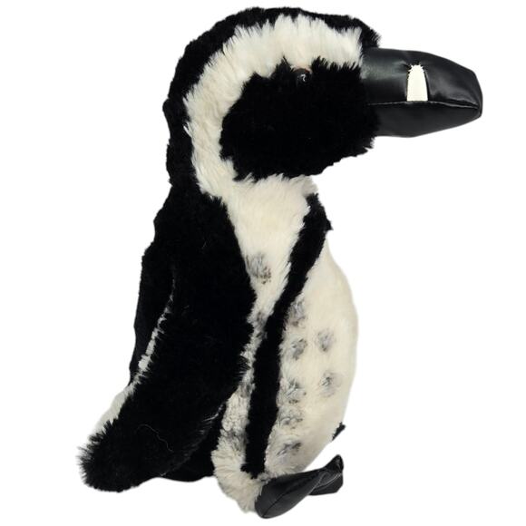 Adventure Planet African Penguin Black Footed Spotted Stuffed Animal Plush Toy - Picture 4 of 6